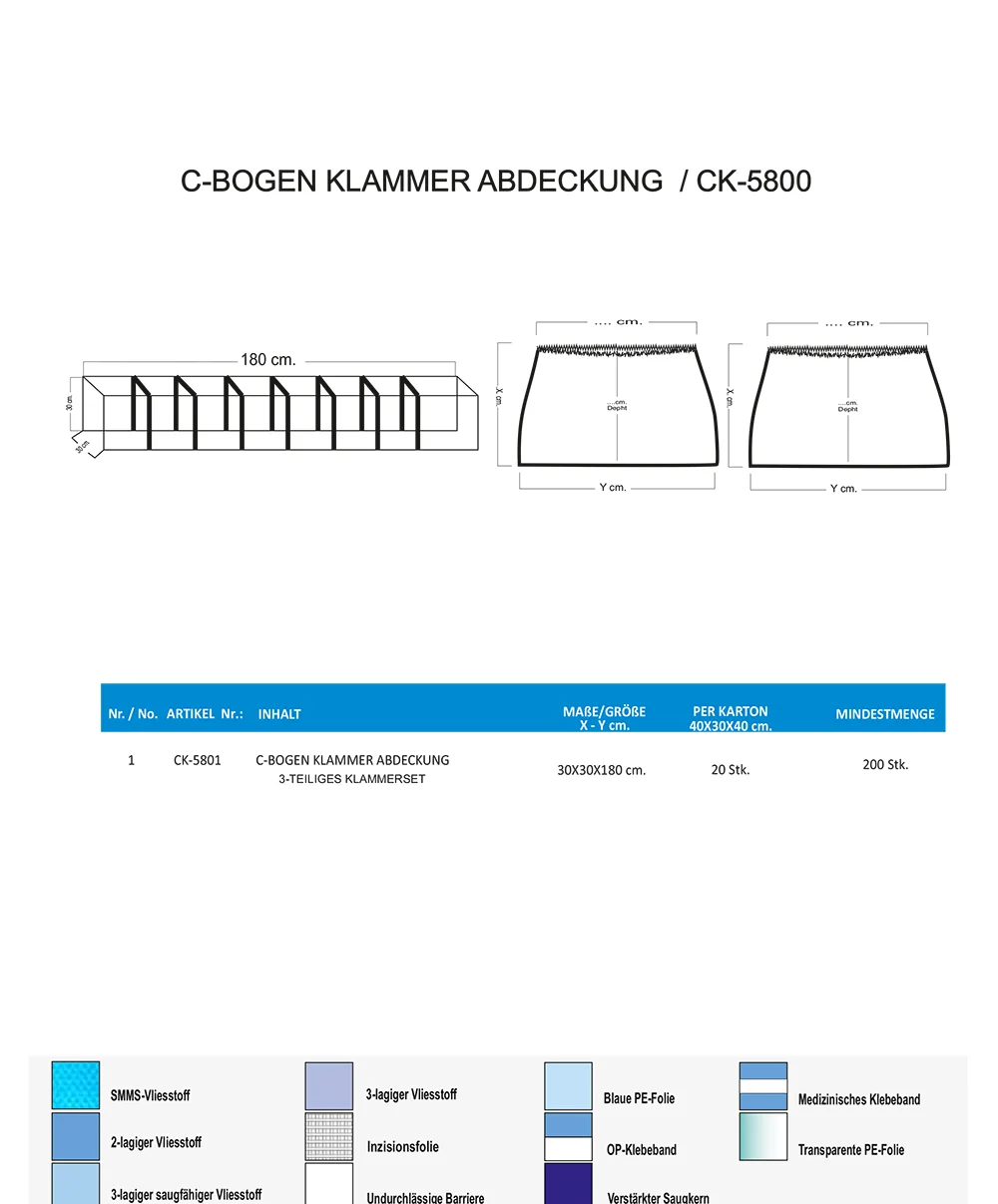 C-BOGEN KLAMMER ABDECKUNG